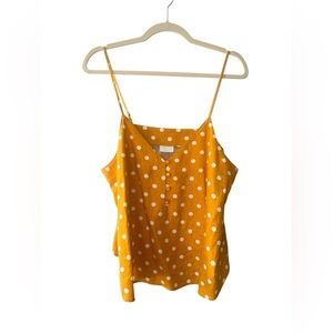 Abound Yellow Polka Dot Camisole